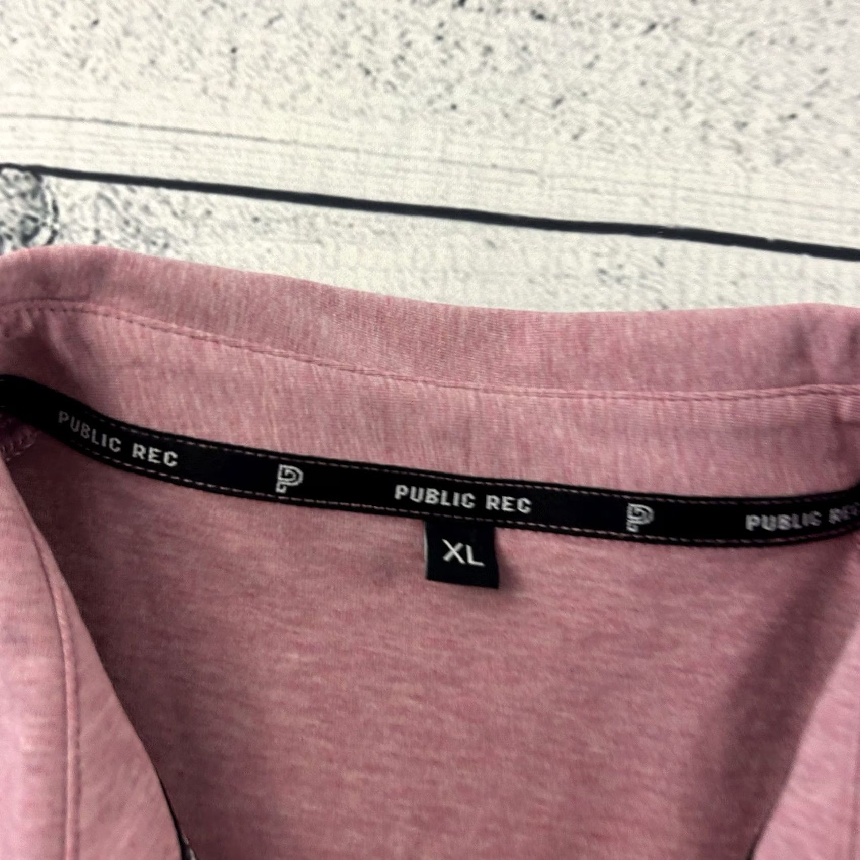 Vintage Public Rec Short Sleeve Button-Up Polo Shirt Men's XL Pink Size US XL / EU 56 / 4 - 2 Thumbnail