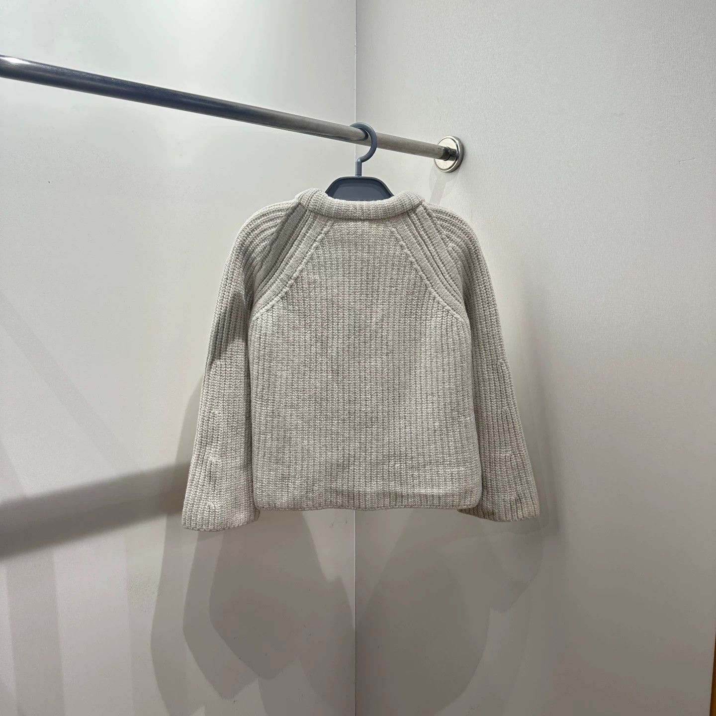 Hermes HERMES Beige Chunky Knit Sweater 38 mar354 Size S / US 4 / IT 40 - 2 Thumbnail