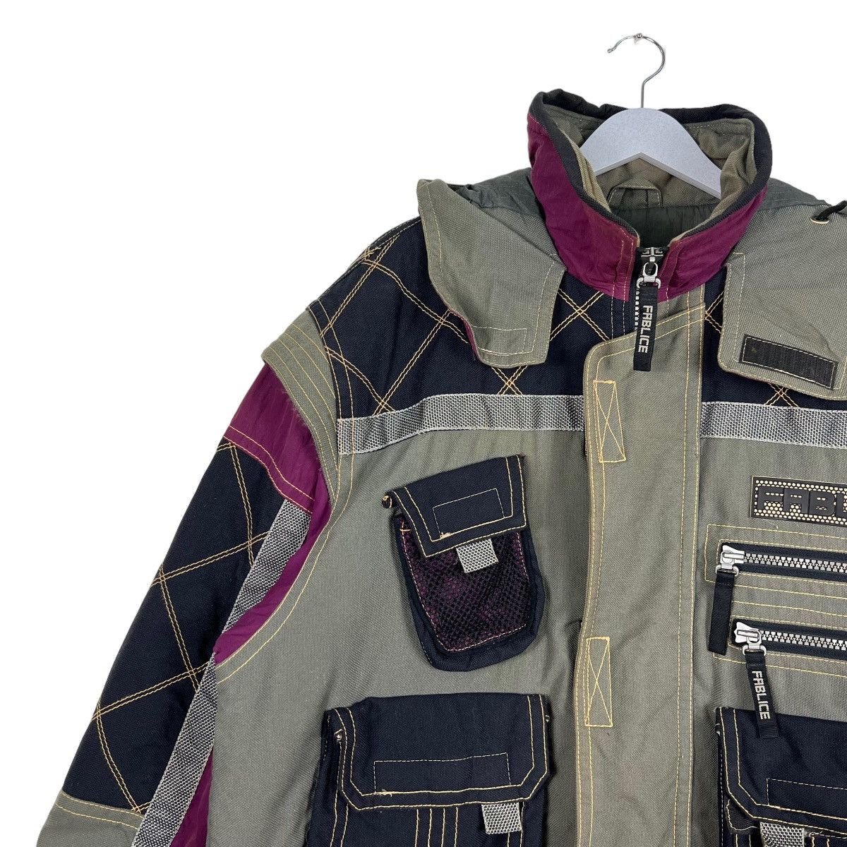 Japanese Brand 🔥 FABLICE THINSULATE UTILITY SURVIVAL SKI ASTRO JACKET Size US L / EU 52-54 / 3 - 6 Thumbnail