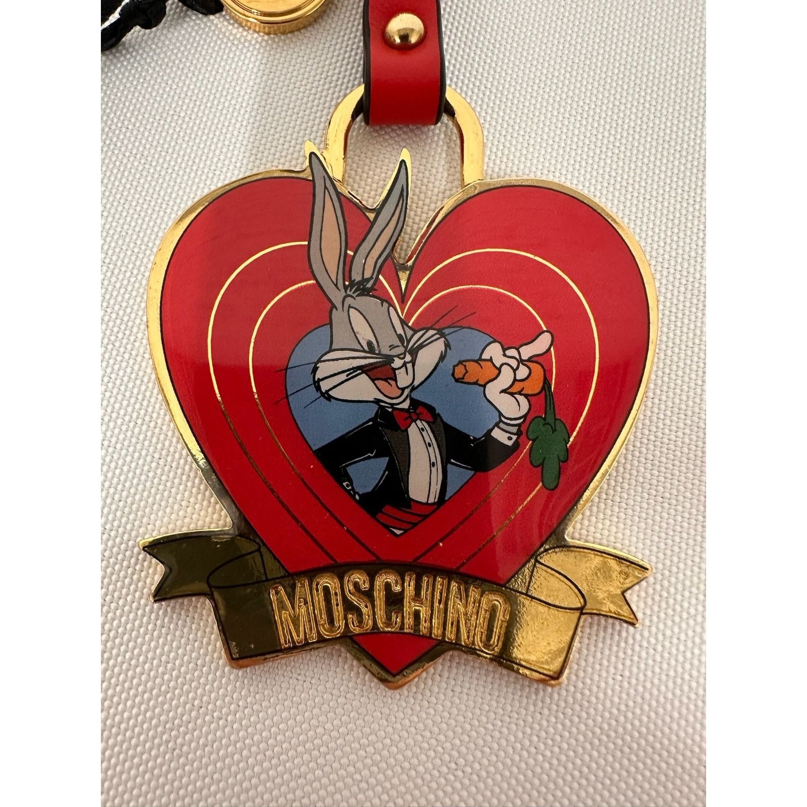 Moschino SS23 MOSCHINO Couture Jeremy Scott Bugs Bunny Heart Keychain Size ONE SIZE - 6 Thumbnail