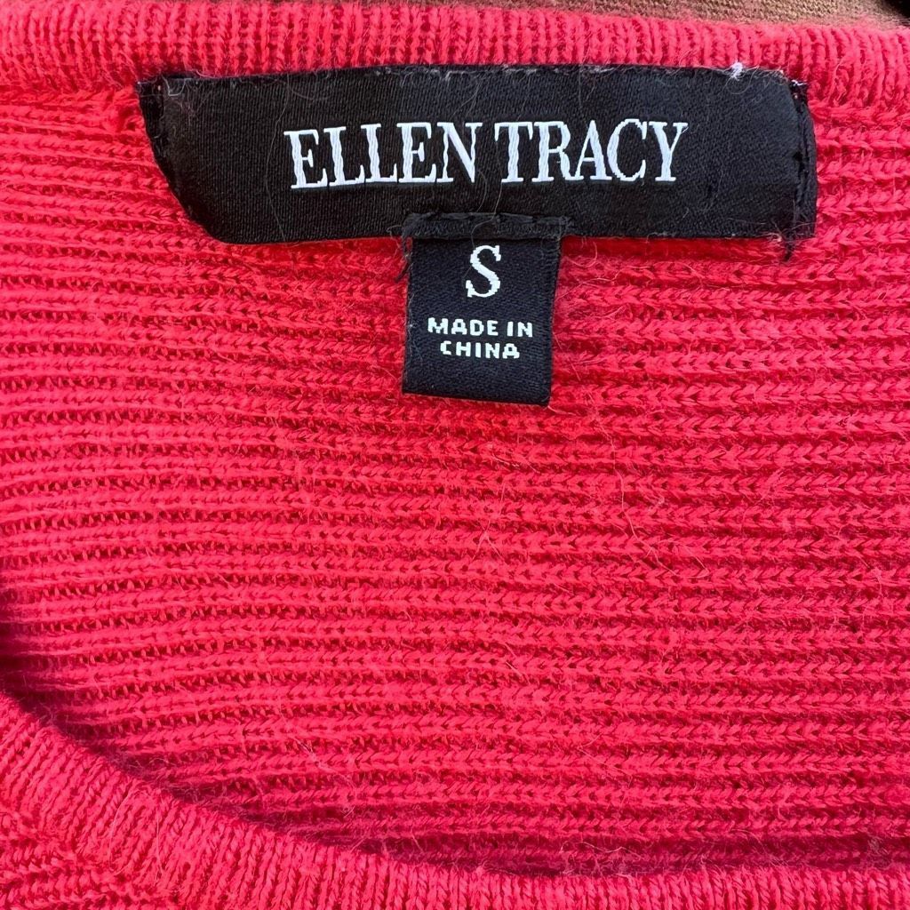 Ellen Tracy Ellen Tracy Poppy Ribbed Oversized Sweater Dolman Style Slee Size S / US 4 / IT 40 - 7 Thumbnail