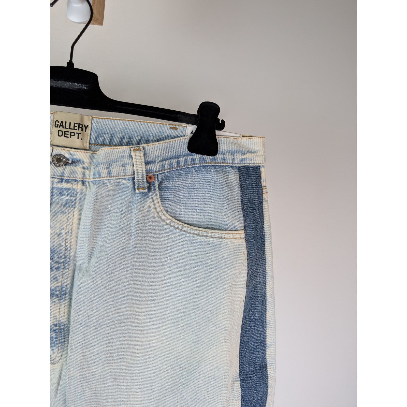 Gallery Dept. o1rshd1 Size: 38W x 33L / Two Face Ventura Denim Jeans Blue Size US 38 / EU 54 - 5 Thumbnail