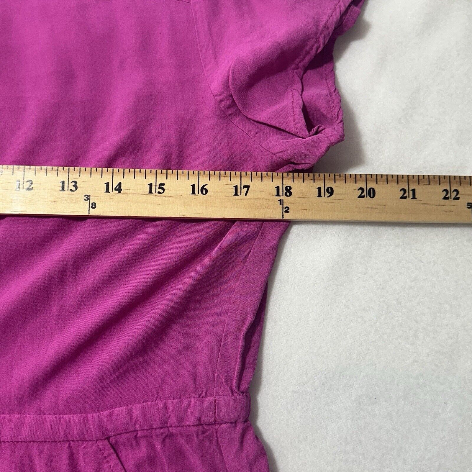 J.Crew J. Crew 12 Magenta Pink Mini Dress Pullover Pockets Size XL / US 12-14 / IT 48-50 - 10 Thumbnail