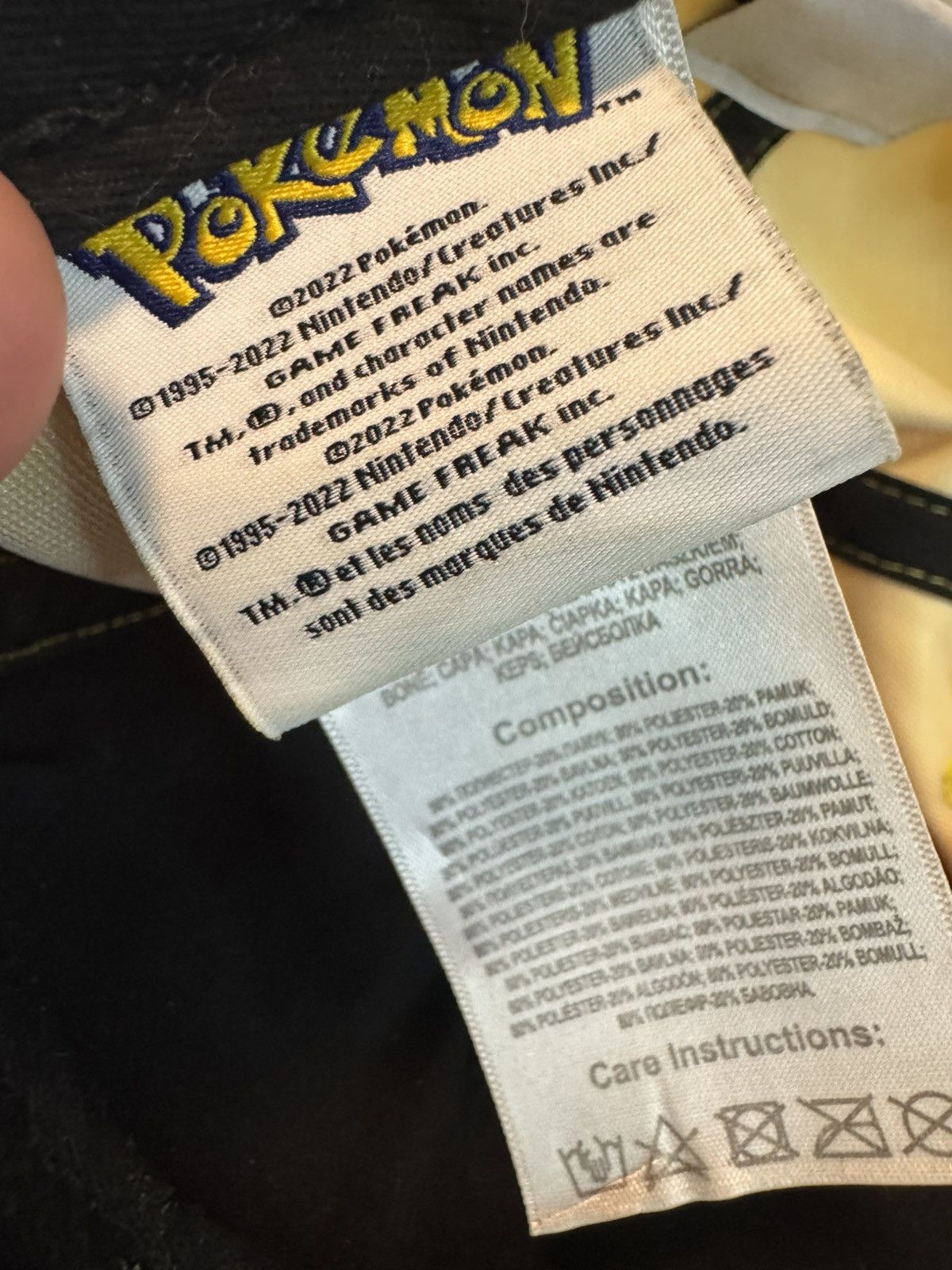 Pokemon Pokemon Pikachu cap hat Size ONE SIZE - 5 Thumbnail