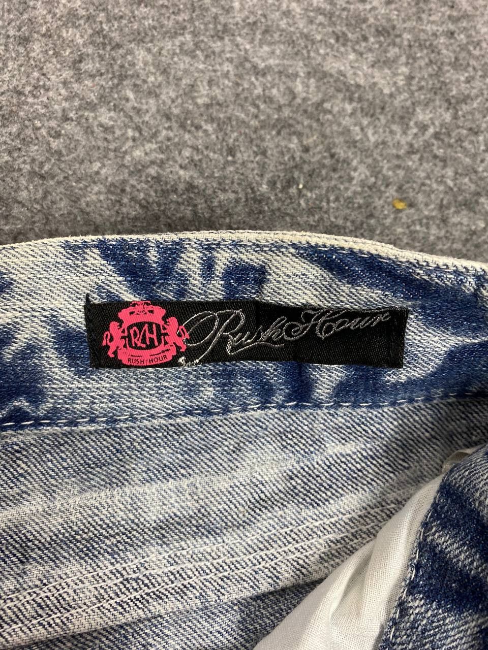 Japanese Brand rush hour japanese brand acid wash denim Size 31" - 13 Thumbnail