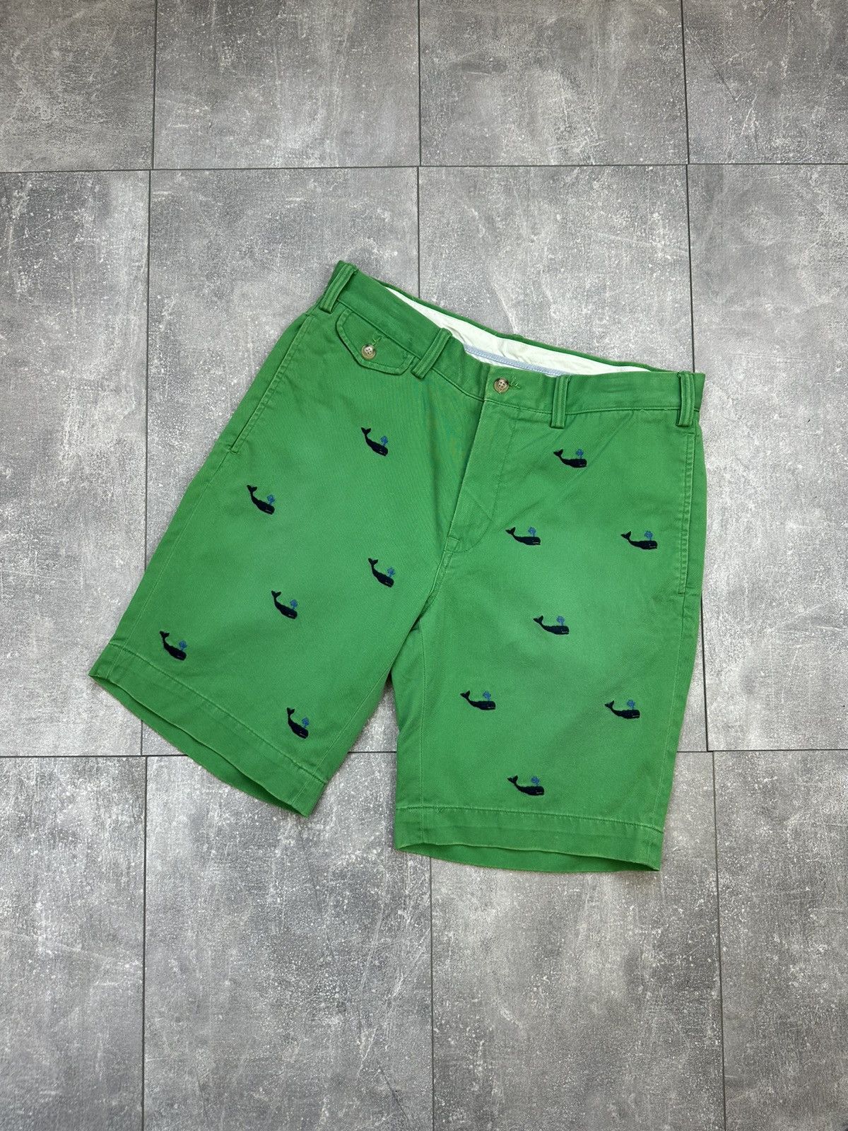 Vintage Polo Ralph Lauren Vintage Luxury Overprint Logo Shorts Size US 32 / EU 48 - 2 Thumbnail