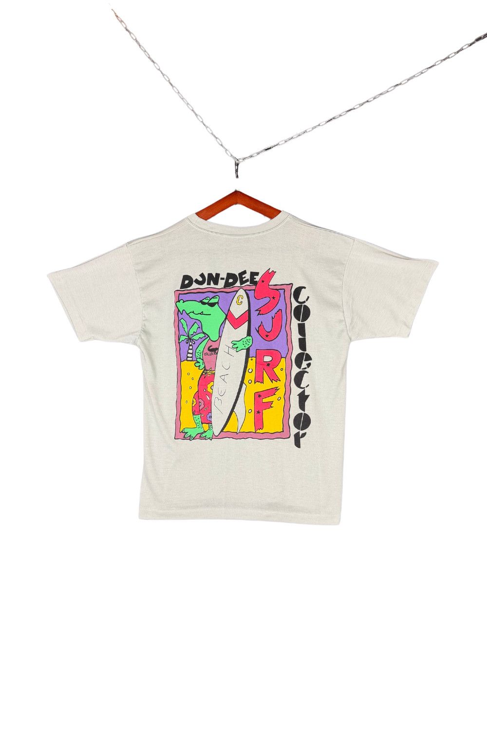 Vintage Vintage Beach Surf Graphic Tee Single Stitch USA Size US M / EU 48-50 / 2 - 1 Thumbnail