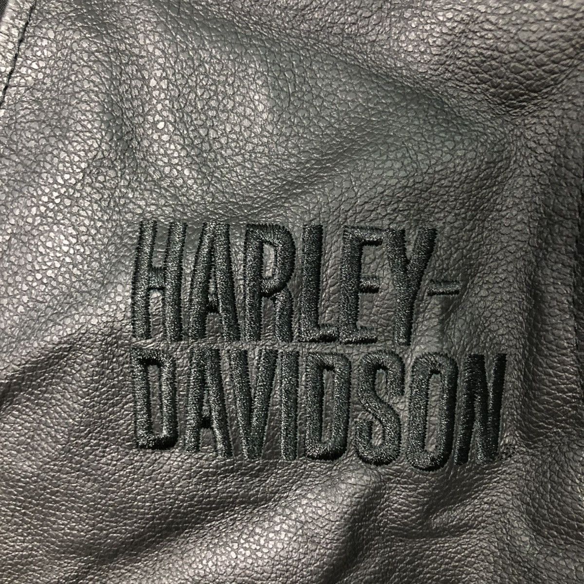 Harley Davidson 🔥BIKER VEST LEATHER JACKET TANK TOP HARLEY DAVIDSON Size US XXL / EU 58 / 5 - 18 Thumbnail