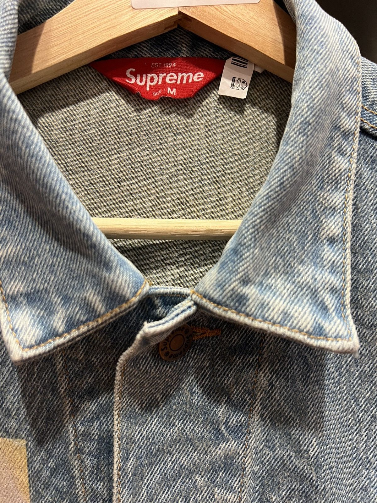 Supreme Supreme Daido Moriyama Denim Trucker Jacket Blue Size US M / EU 48-50 / 2 - 6 Thumbnail