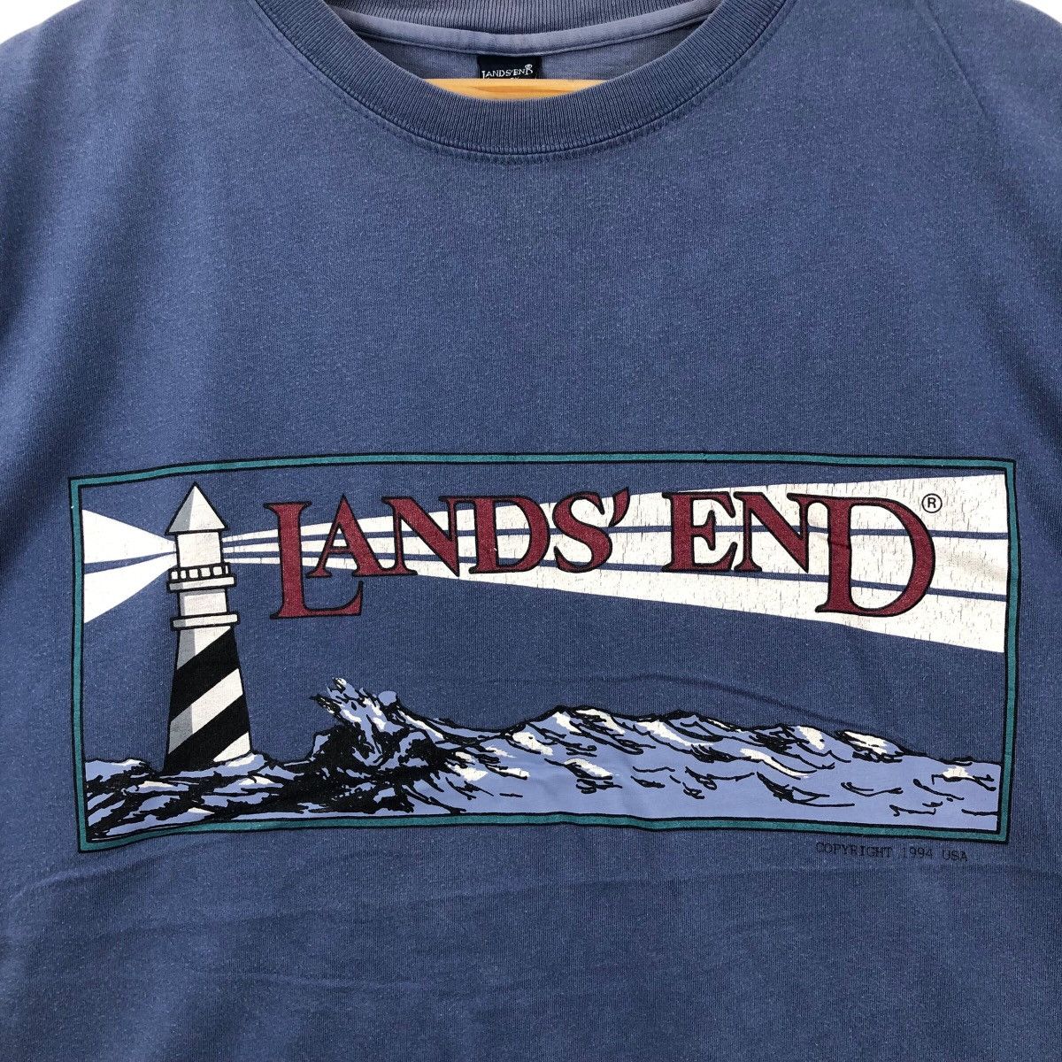 Vintage Vintage 1994 Usa LANDS’END Big Logo Tee Shirt Size M Vintage Size US M / EU 48-50 / 2 - 3 Thumbnail