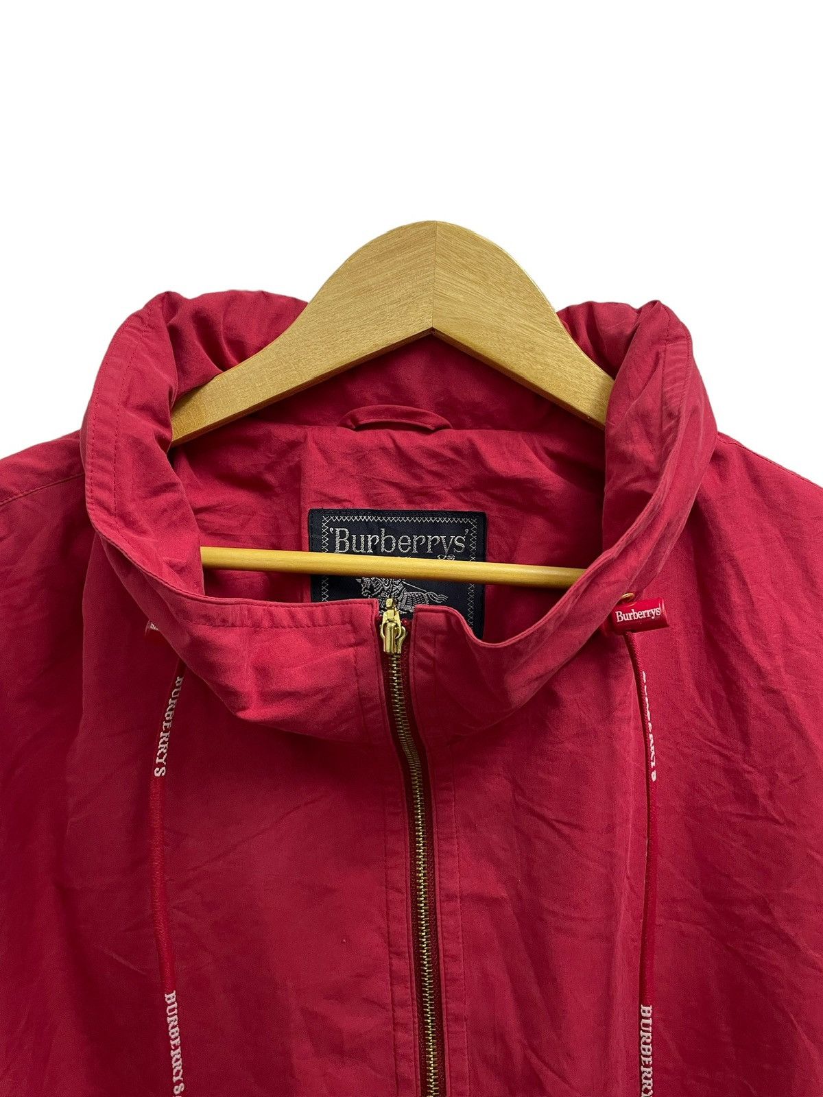 Burberry × Vintage Vintage Burberry Zipped Up Coat/ Cotton Jacket Size ONE SIZE - 6 Thumbnail
