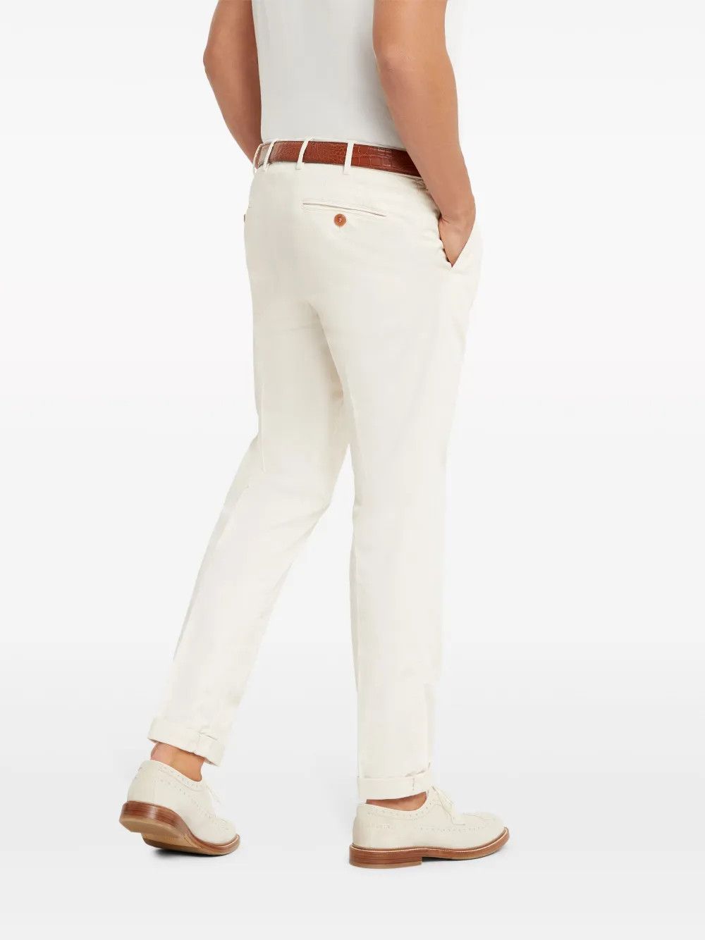 Brunello Cucinelli Dyed Pants in Open White Size US 30 / EU 46 - 3 Thumbnail