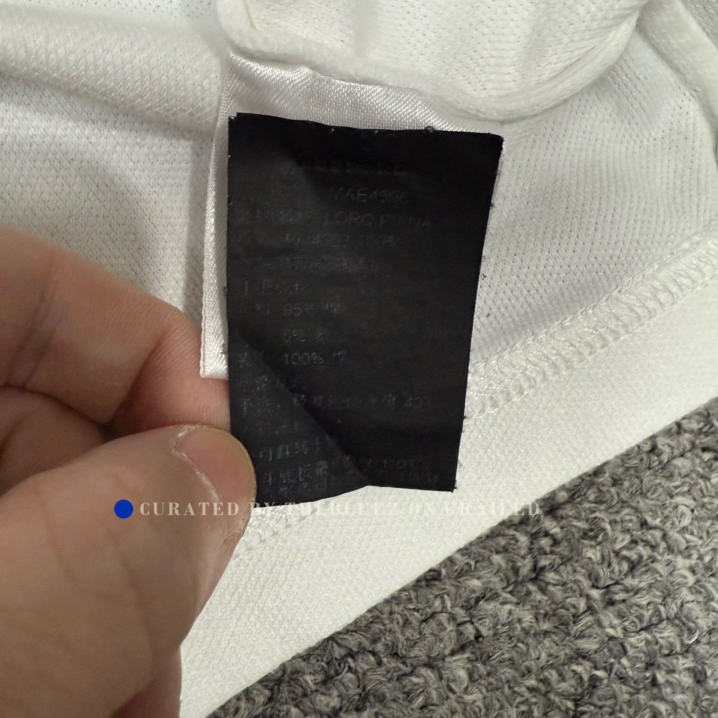 Loro Piana Loro Piana Men's White Blue Stripe Polo Size US M / EU 48-50 / 2 - 4 Thumbnail
