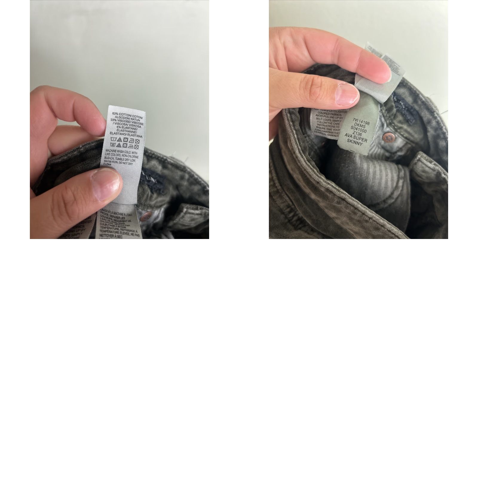 Lucky Brand LUCKY BRAND Olive Mottled Crushed Velvet AVA SUPER SKINNY Jeans 2/26 Women Regular Zip 29in Inseam Khaki Green Size 26" / US 2 / IT 38 - 10 Thumbnail