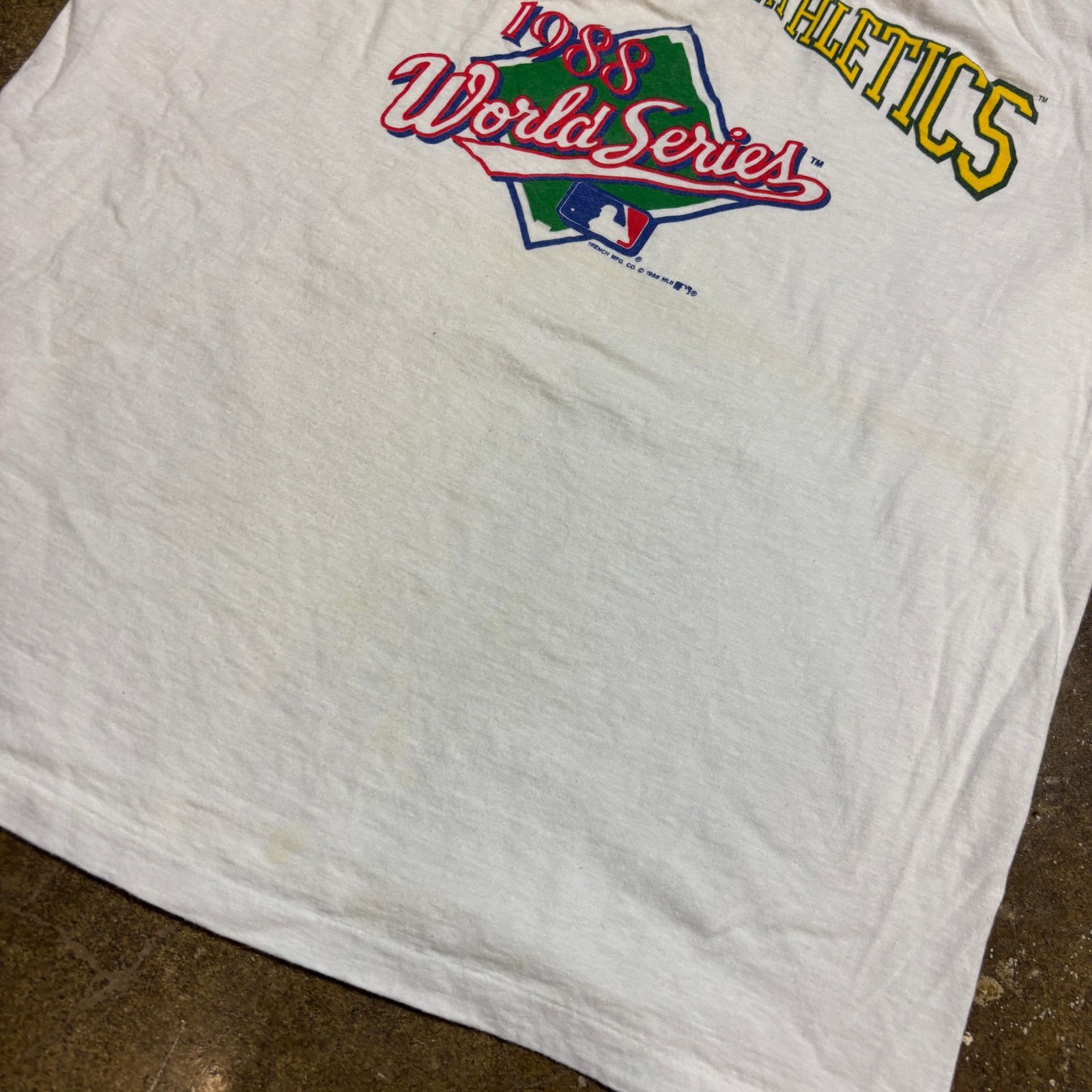MLB × Vintage VTG 1988 Dodgers vs Athletics World Series Shirt Men's Large Size US L / EU 52-54 / 3 - 10 Thumbnail