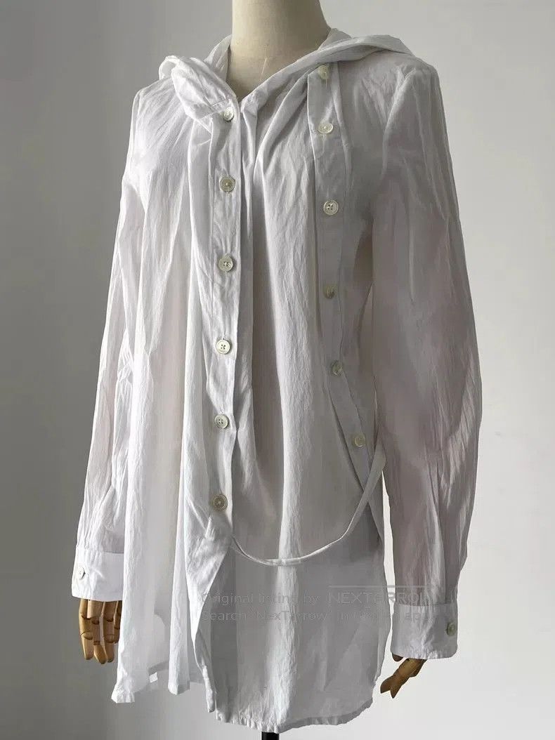 Ann Demeulemeester Ann Demeulemeester Double-breasted Shirt. Size US M / EU 48-50 / 2 - 1 Thumbnail