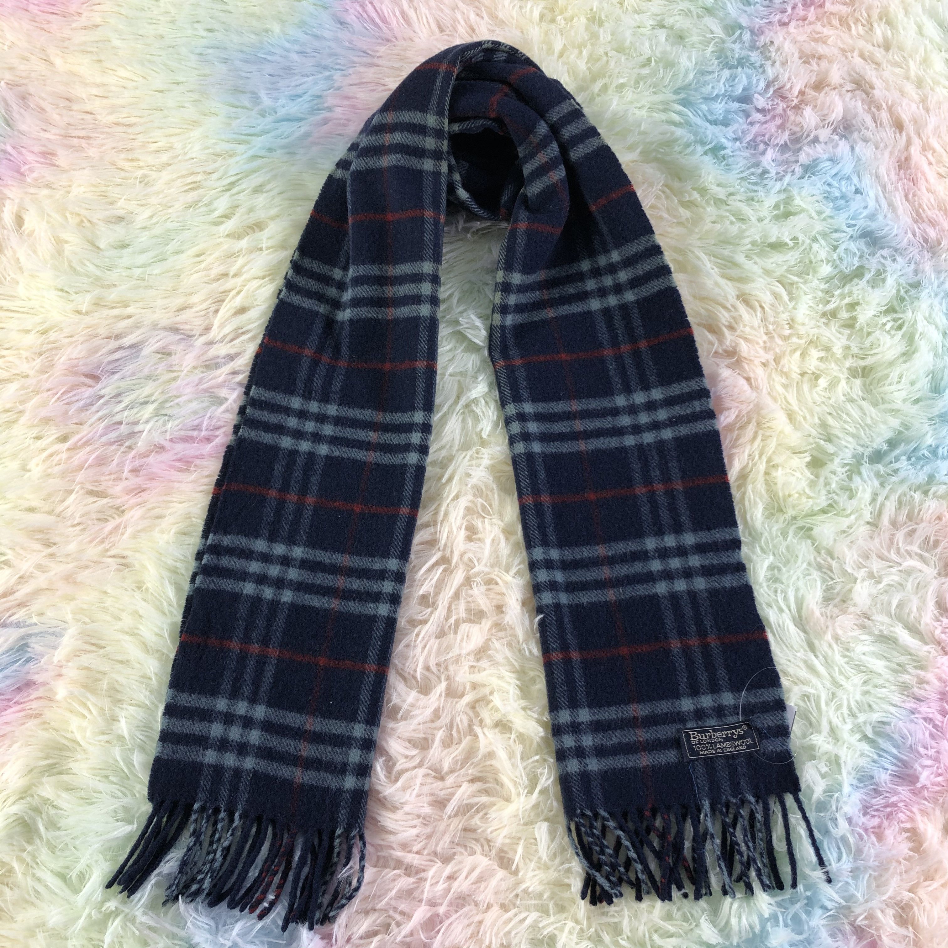 Burberry × Vintage Burberry Scarf / Muffler / Neckwear - KM58 Size ONE SIZE - 1 Thumbnail