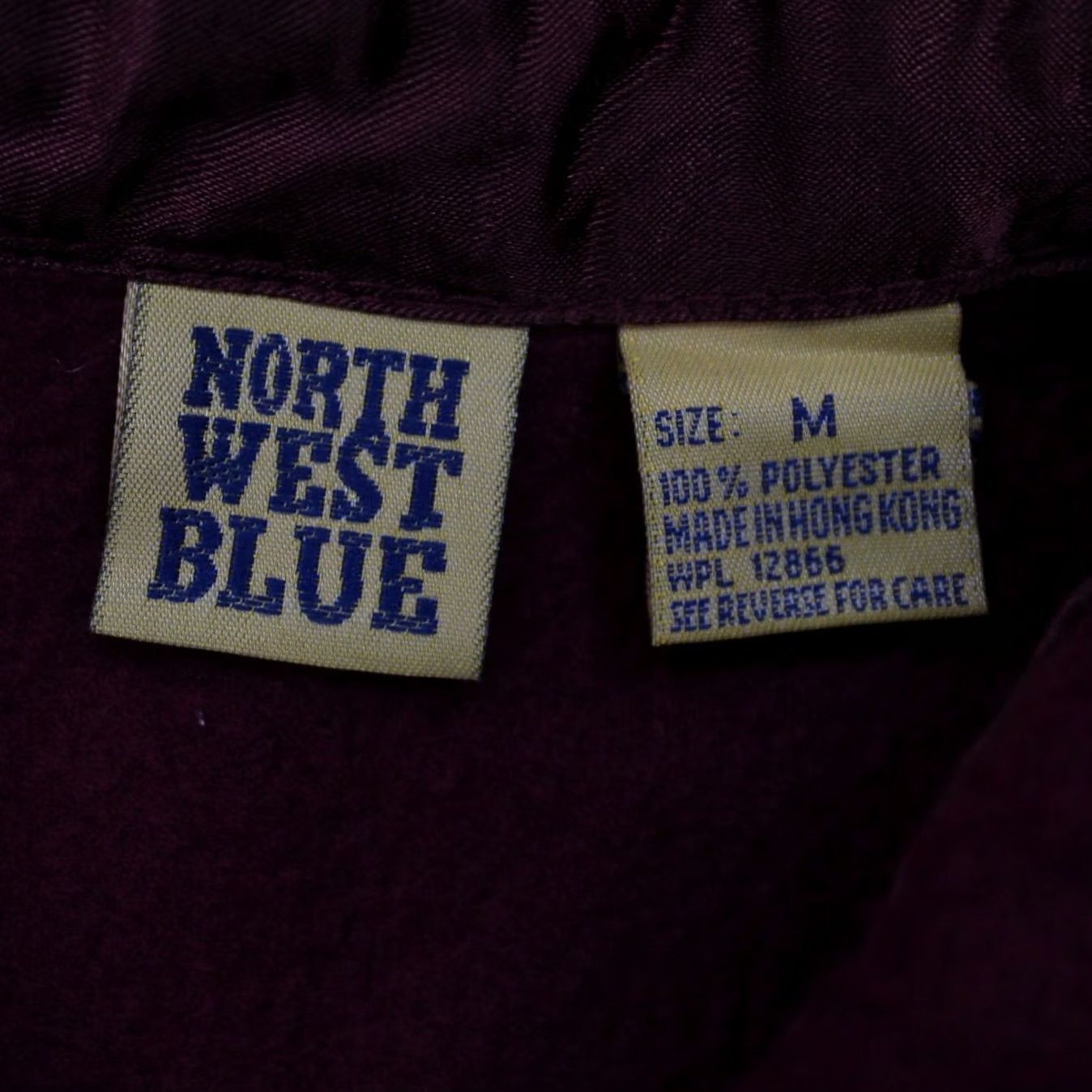 Doublet VTG Northwest Blue Shirt Mens Medium Red Polyester Long Sleeve Button-Up Pocketed Casual Western 90s Style Ver 50in Chest Mens Size US M / EU 48-50 / 2 - 7 Thumbnail