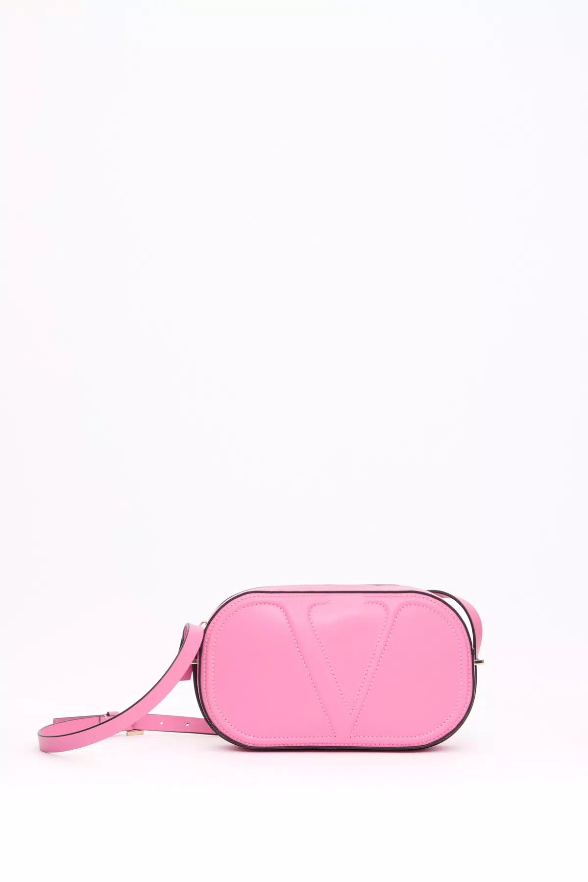 Valentino o1s1wg110426 Size:OS / Vlogo Walk Calfskin Shoulder Bag Pink Size ONE SIZE - 1 Preview