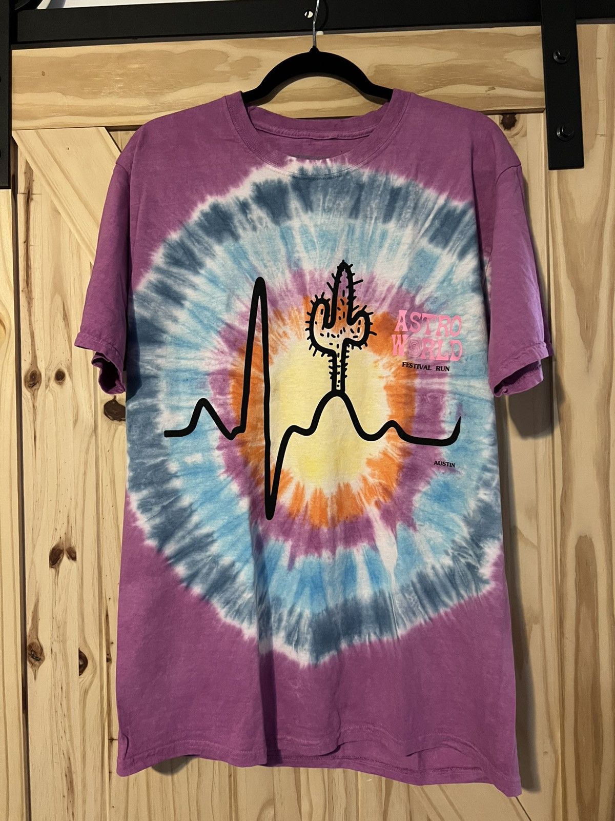 Travis Scott Travis Scott Astroworld Festival Run Austin Exclusive tee Size US S / EU 44-46 / 1 - 1 Thumbnail