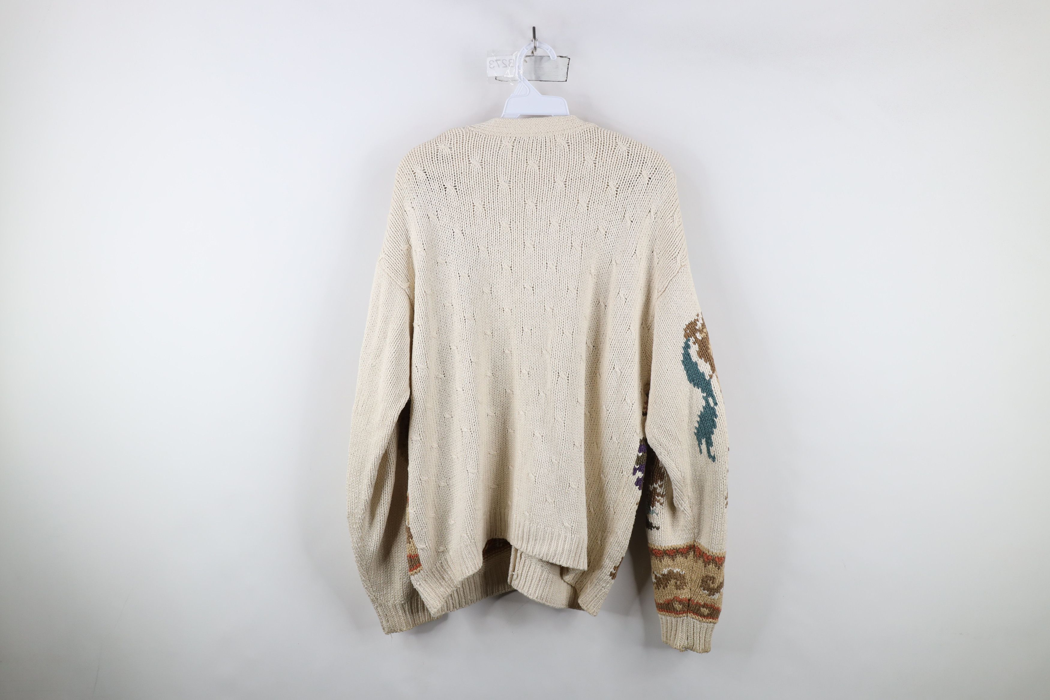 Vintage Vintage 90s Victorian Blend Flower Knit Cardigan Sweater Size M / US 6-8 / IT 42-44 - 12 Thumbnail