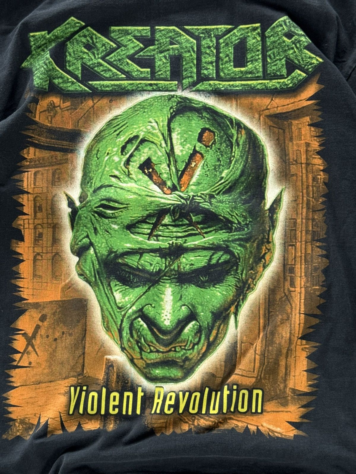 Band Tees Vintage 1990’s Kreator Trashed Design Faded Band T-shirt Size US M / EU 48-50 / 2 - 7 Thumbnail