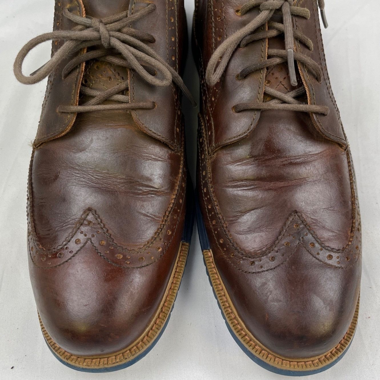 Cole Haan Cole Haan Men's Brown Dress Shoes/Oxfords Sz 10.5M SKU 4456 Size US 10.5 / EU 43-44 - 5 Thumbnail