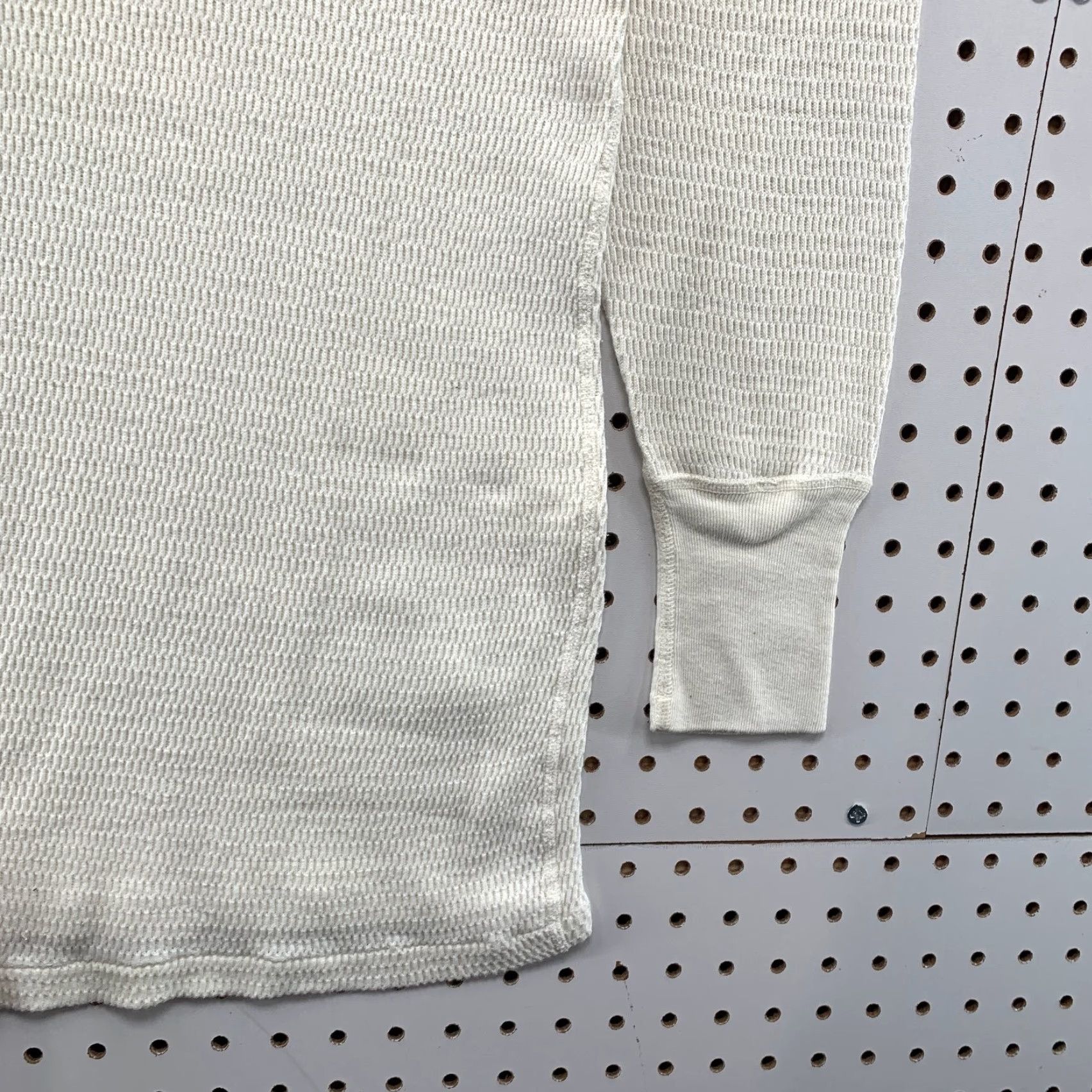 Vintage VINTAGE Thermal Shirt Mens M White Long Sleeve Thick Waffle Knit USA Size US M / EU 48-50 / 2 - 6 Thumbnail
