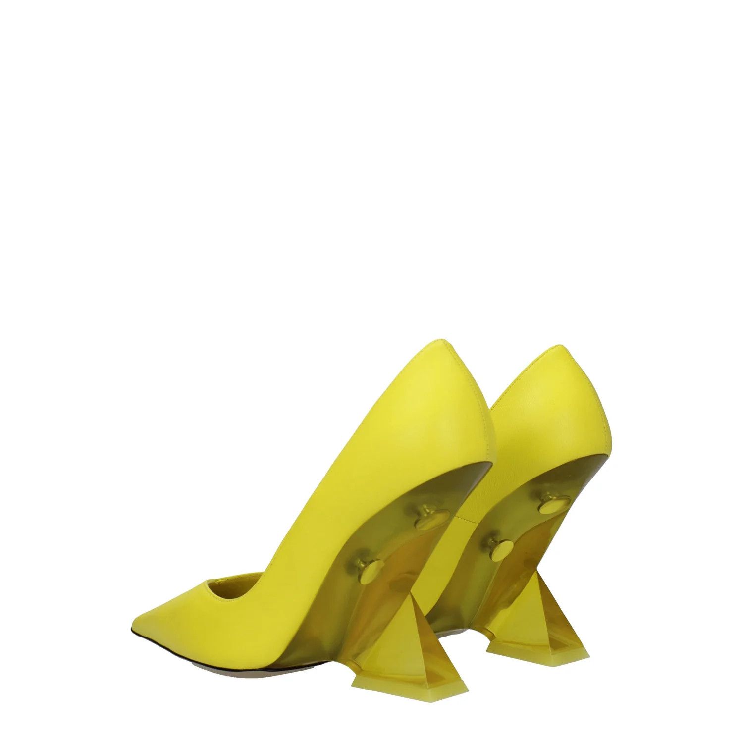 The Attico ob1o1e1224 Leather Pumps in Yellow Size US 6.5 / IT 36.5 - 4 Thumbnail