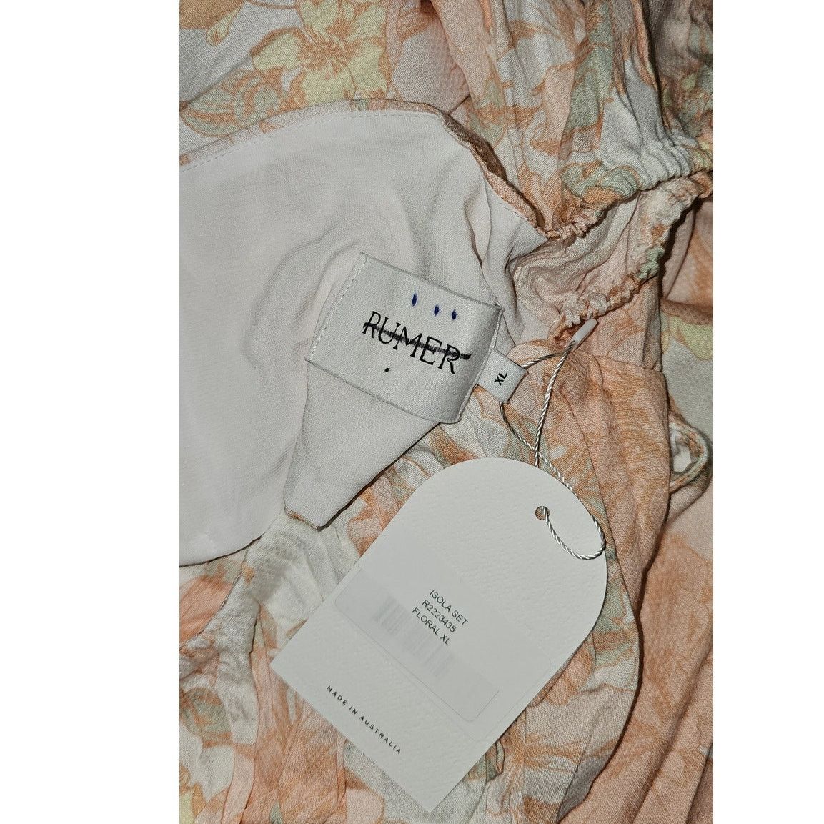 Free People New Free People RUMER Isola Set $488 Au XL-US 10 Pink Floral Size 32" / US 10 / IT 46 - 8 Thumbnail