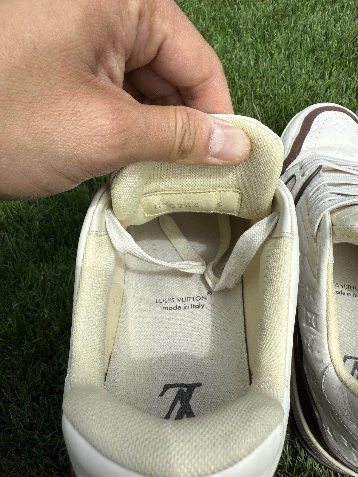 Louis Vuitton × Tyler The Creator Louis Vuitton X Tyler the Creator LV Trainer Size US 8 / EU 41 - 6 Thumbnail