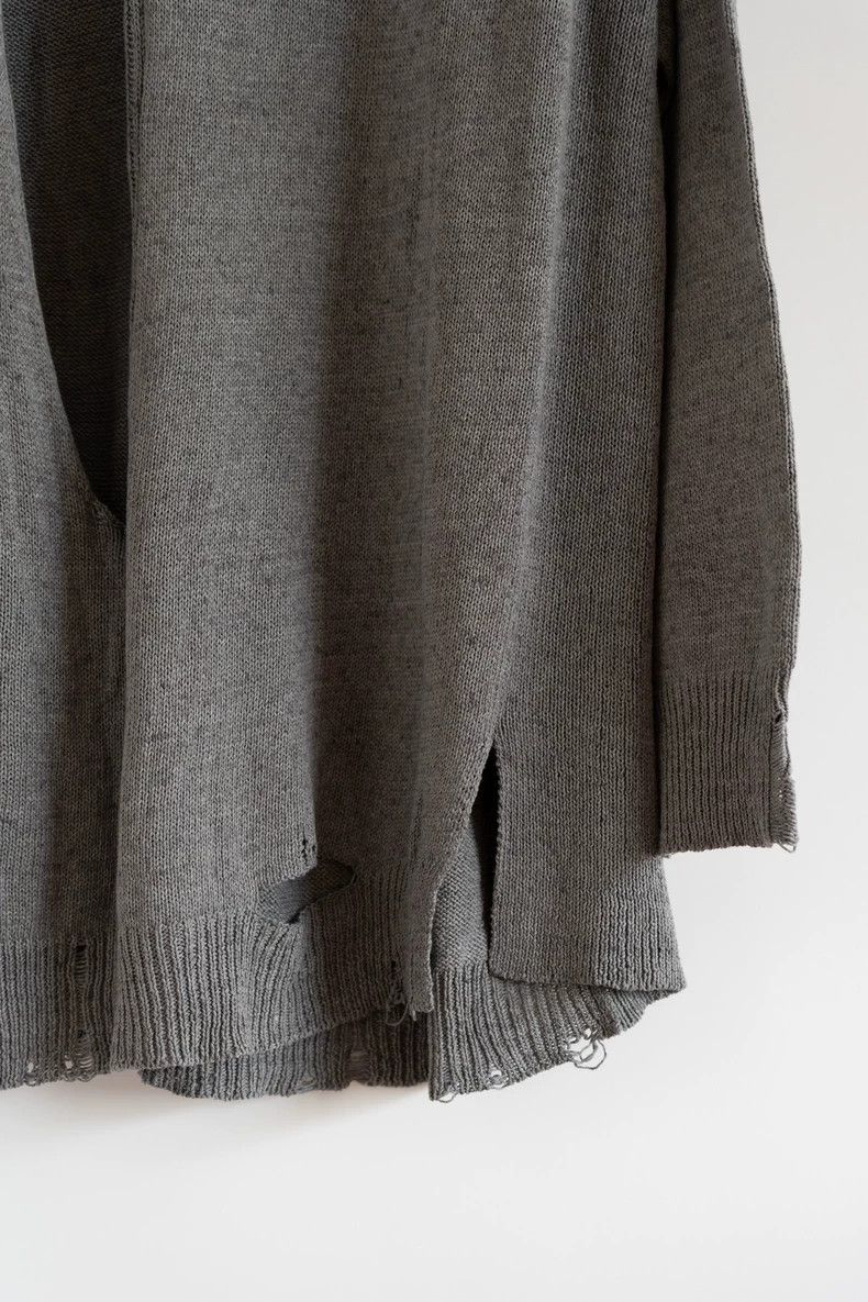 Yohji Yamamoto Yohji Yamamoto 21ss Destruction Cutout Knitted Sweater 2506 Size US L / EU 52-54 / 3 - 8 Thumbnail