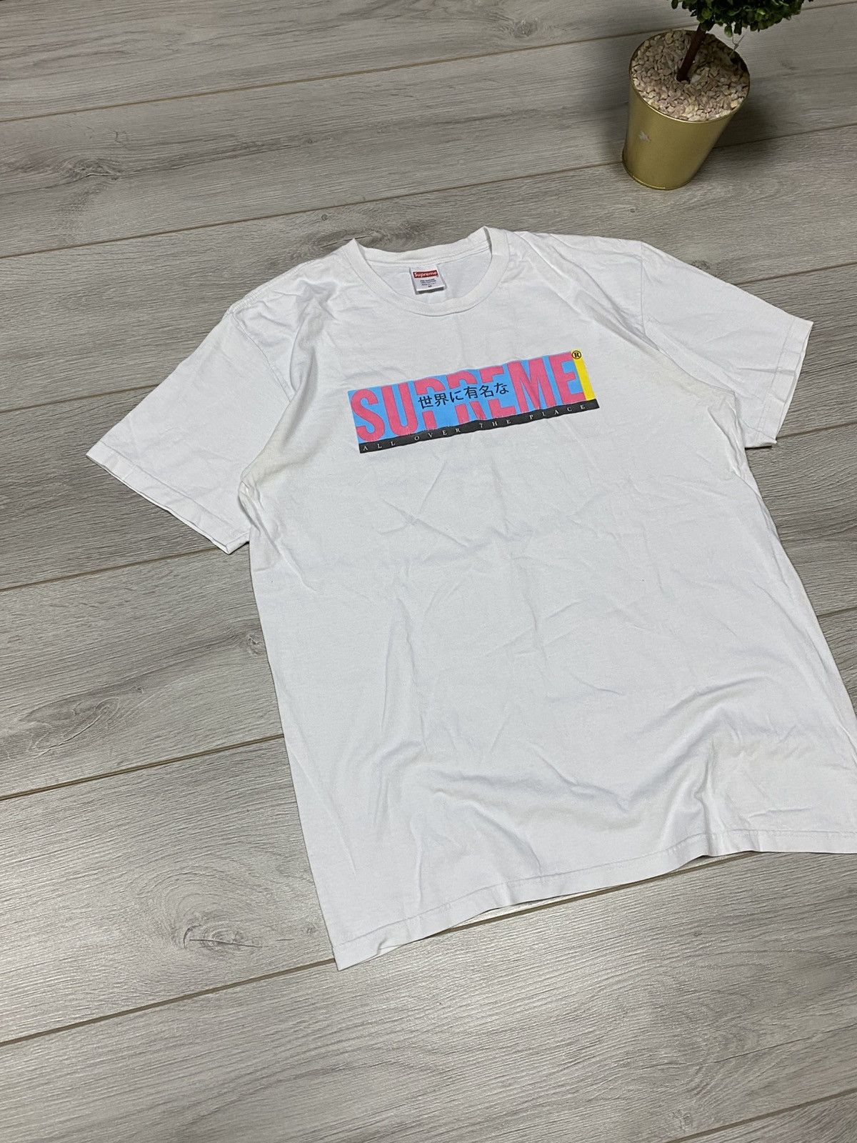 Supreme Supreme All Over place t-shirt Hieroglyph Size US M / EU 48-50 / 2 - 2 Thumbnail