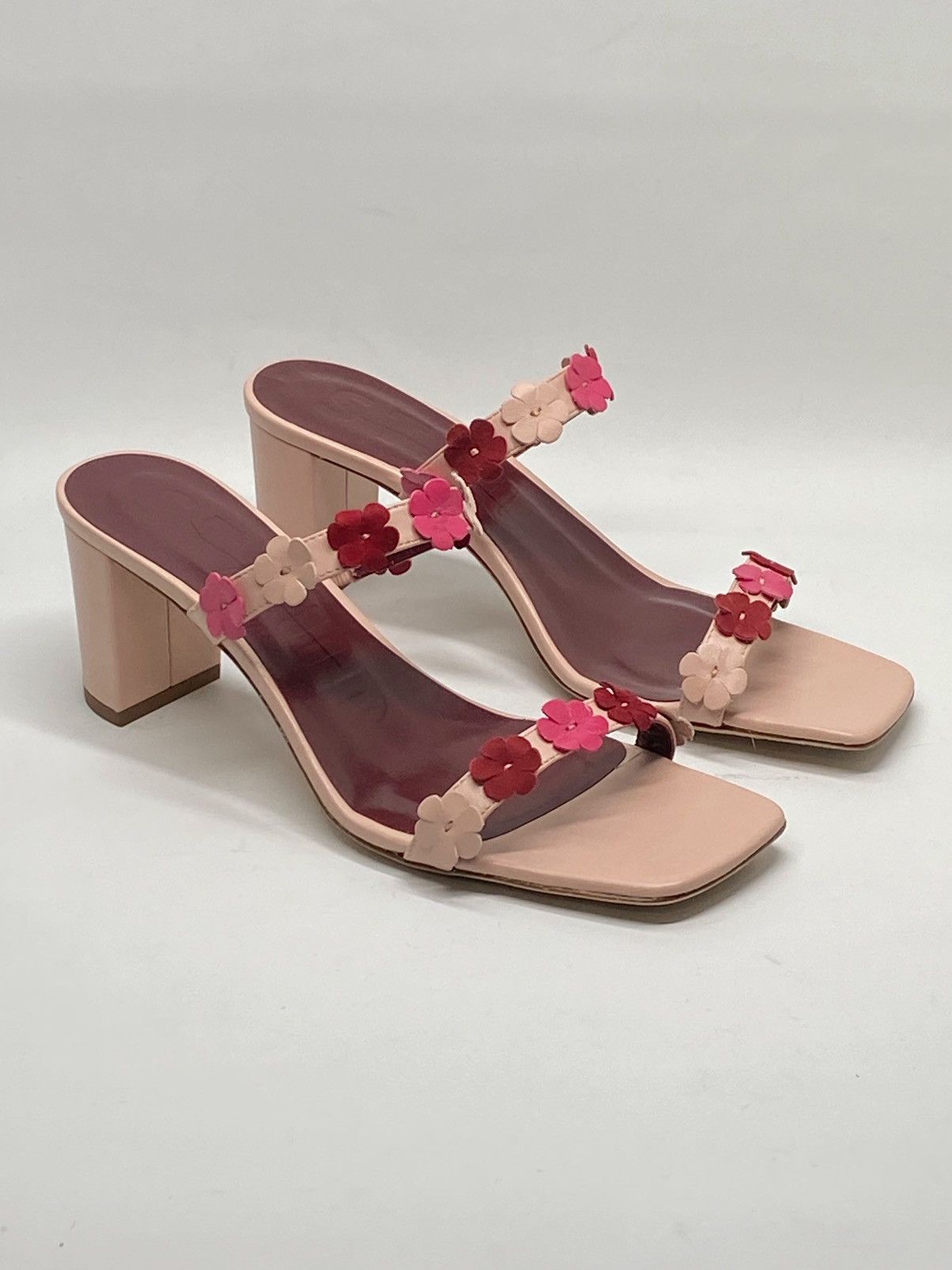 Staud STAUD Floral Leather Sandals size 36.5 Size US 6.5 / IT 36.5 - 6 Thumbnail