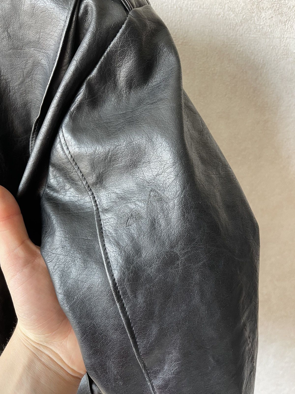 Vintage Vintage Faux Leather Perfecto Biker Jacket / Double Rider Size XS / US 0-2 / IT 36-38 - 17 Thumbnail