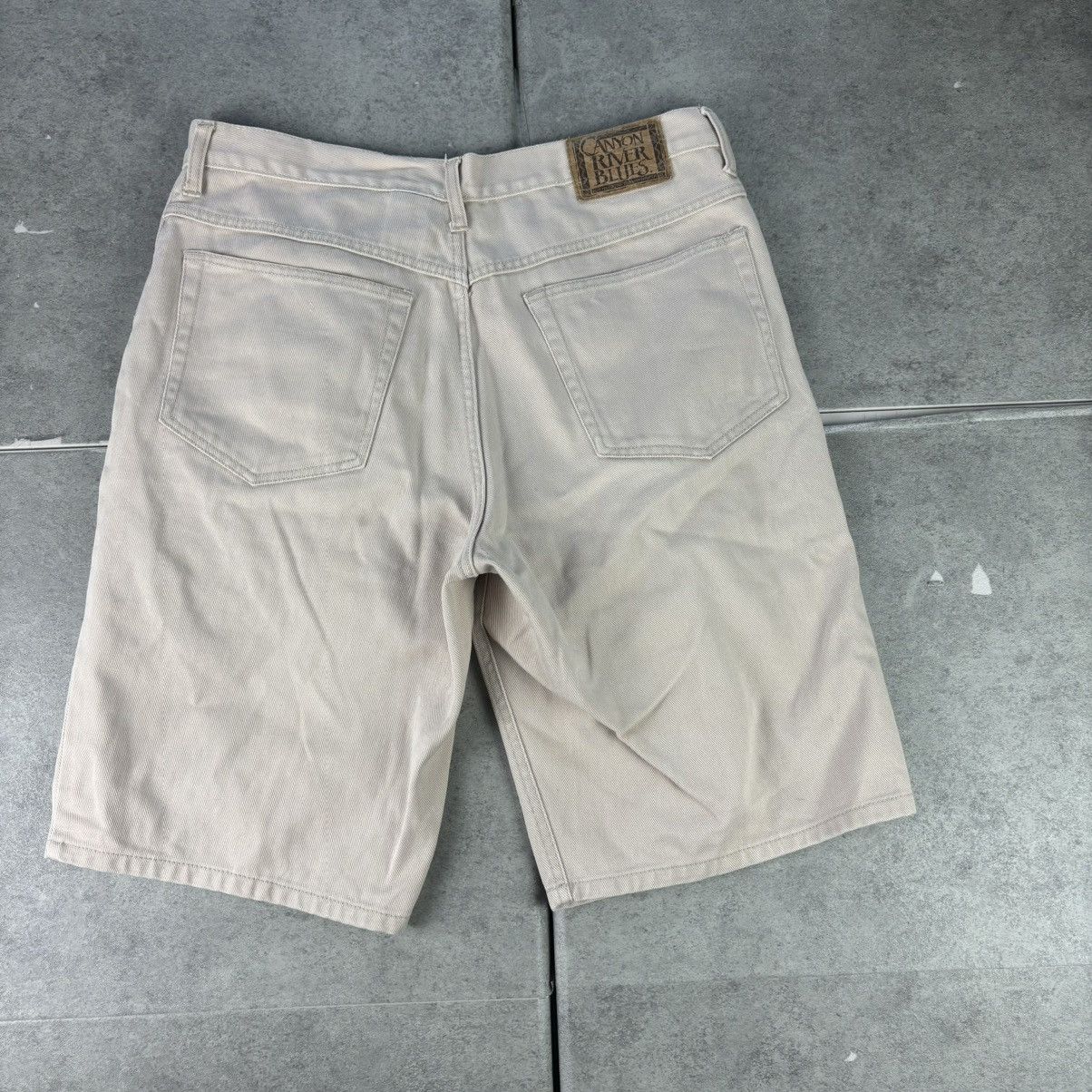 Other Vintage tan jorts jean shorts Size US 33 - 1 Thumbnail