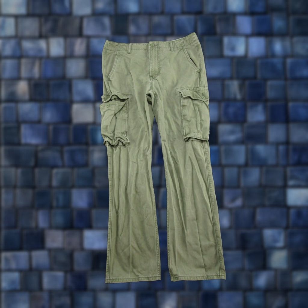 Levi's Levi's Cargo Pants Green 32x32 Straight Cotton Canvas Mens Pants Casual Outdoors Hiking Camp 30 In Inseam Size US 32 / EU 48 - 1 Thumbnail