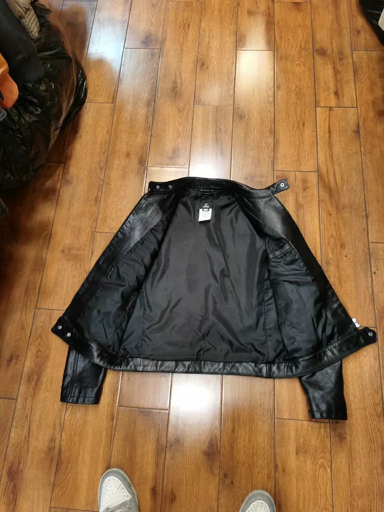 Versace Versace Calfskin stand-up collar double-zip men's jacket Size US M / EU 48-50 / 2 - 3 Thumbnail
