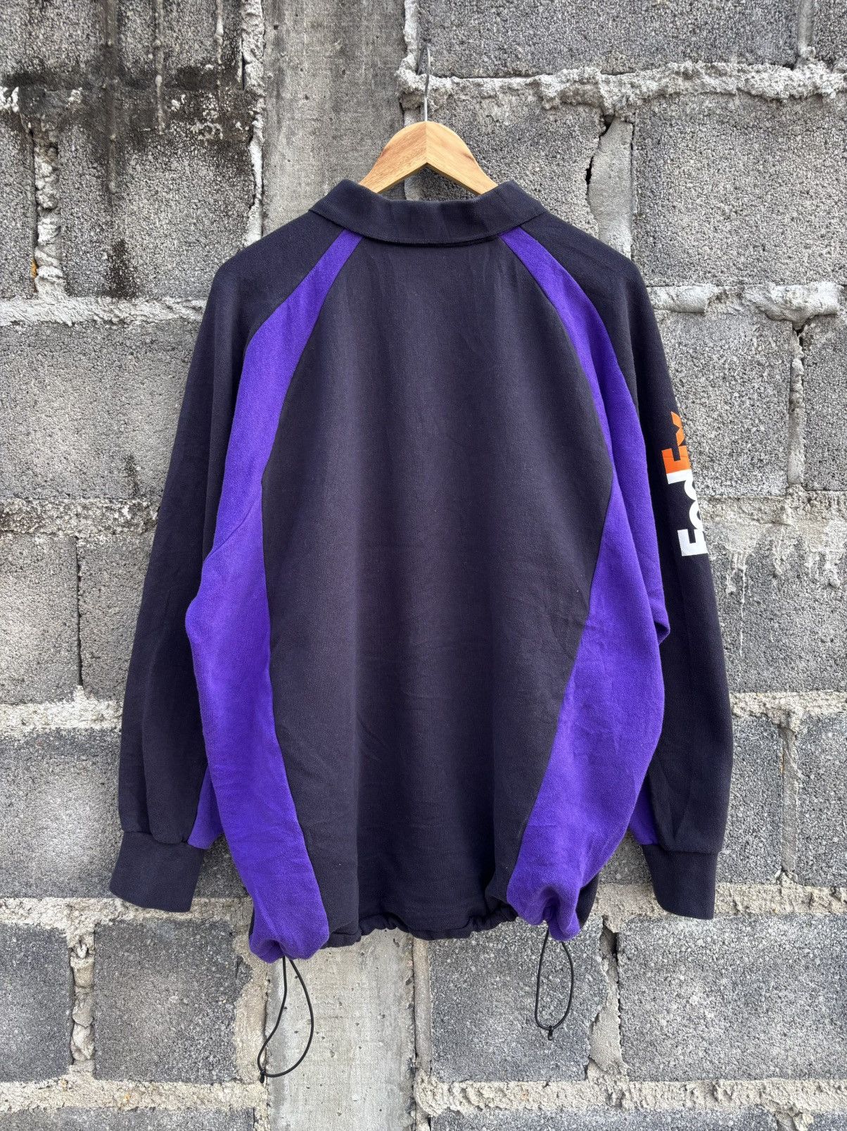 Vintage Fedex Uniform Half Zip Sweatshirt Size US L / EU 52-54 / 3 - 5 Thumbnail