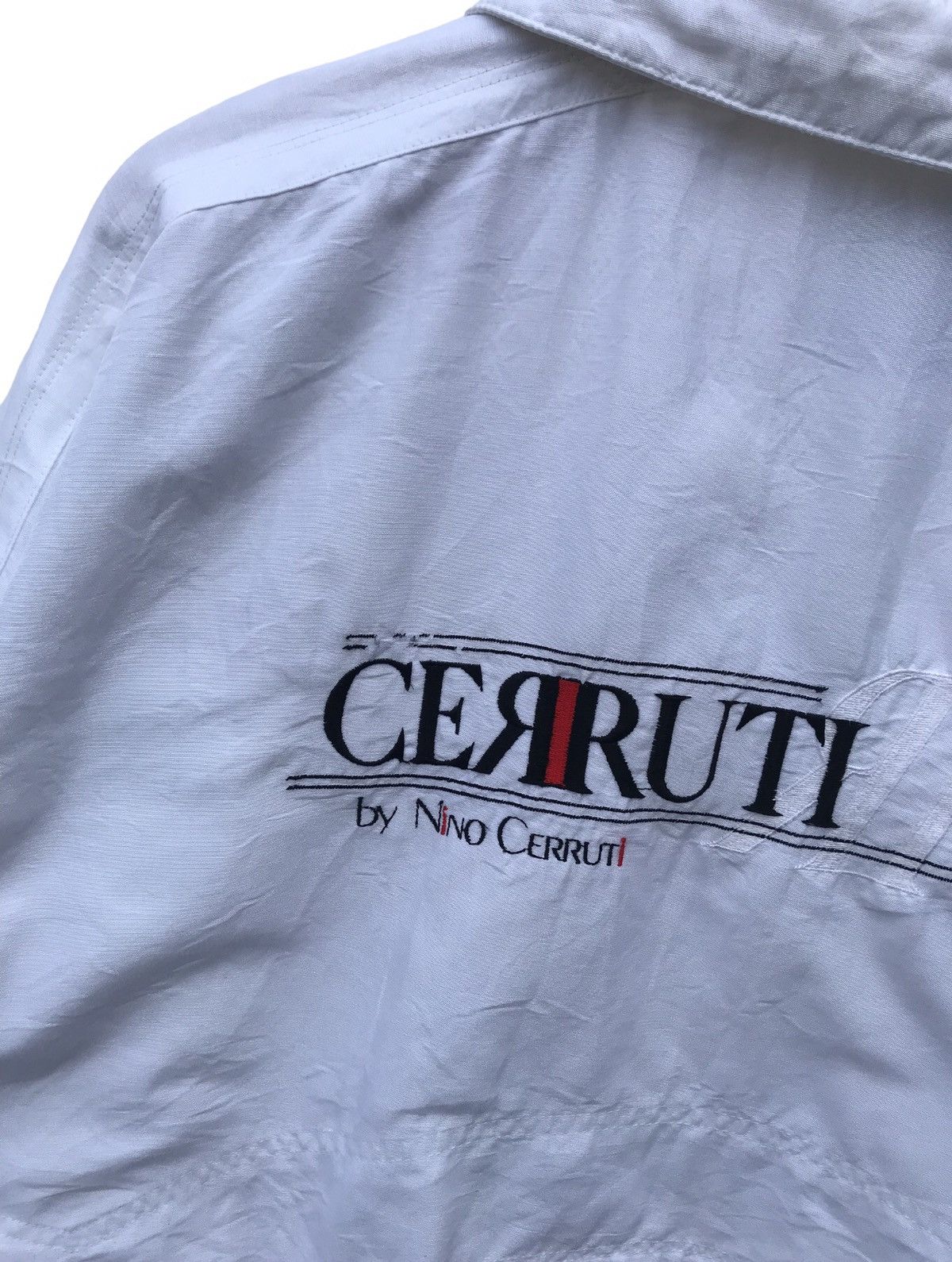 Cerruti 1881 Vintage 90s Cerruti Big Logo Windbreaker Jacket Size US L / EU 52-54 / 3 - 7 Thumbnail