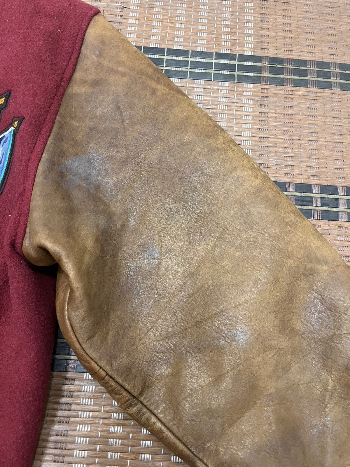 O'Neill Vintage 90s O’Neill With Friendship Suede Varsity Jacket Size US L / EU 52-54 / 3 - 5 Thumbnail