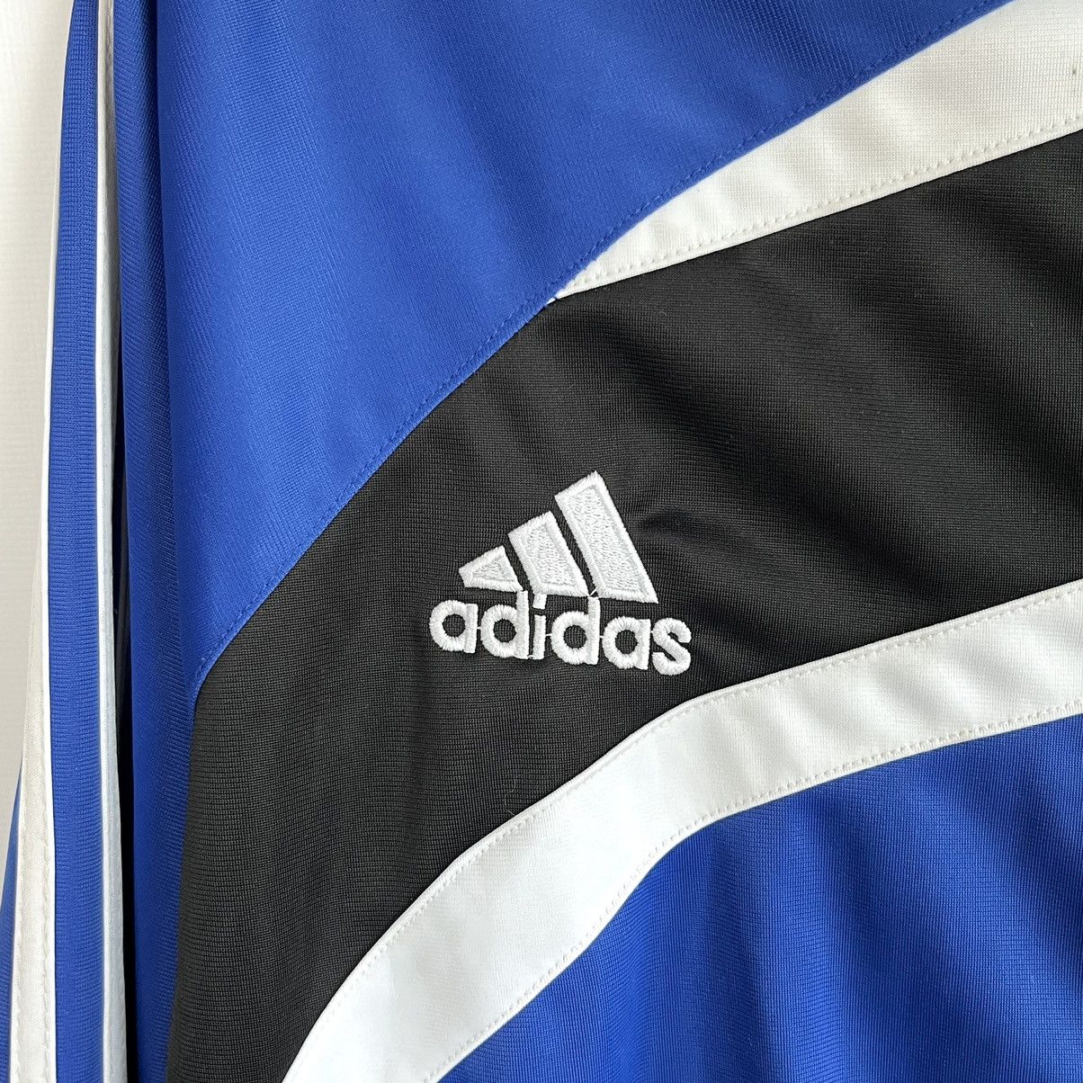 Adidas × Chelsea Soccer × Vintage Vintage Adidas Chelsea 2000s Fleece Jacket Zip Soccer Size US XL / EU 56 / 4 - 3 Thumbnail