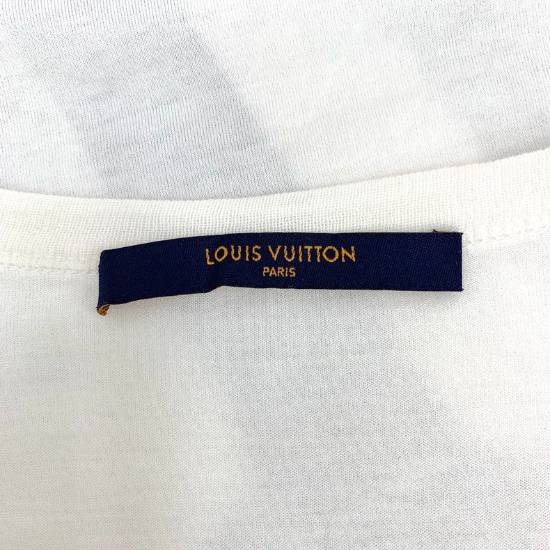 Louis Vuitton Louis Vuitton White Victory Finger printed cotton crew nec Size US XS / EU 42 / 0 - 5 Thumbnail
