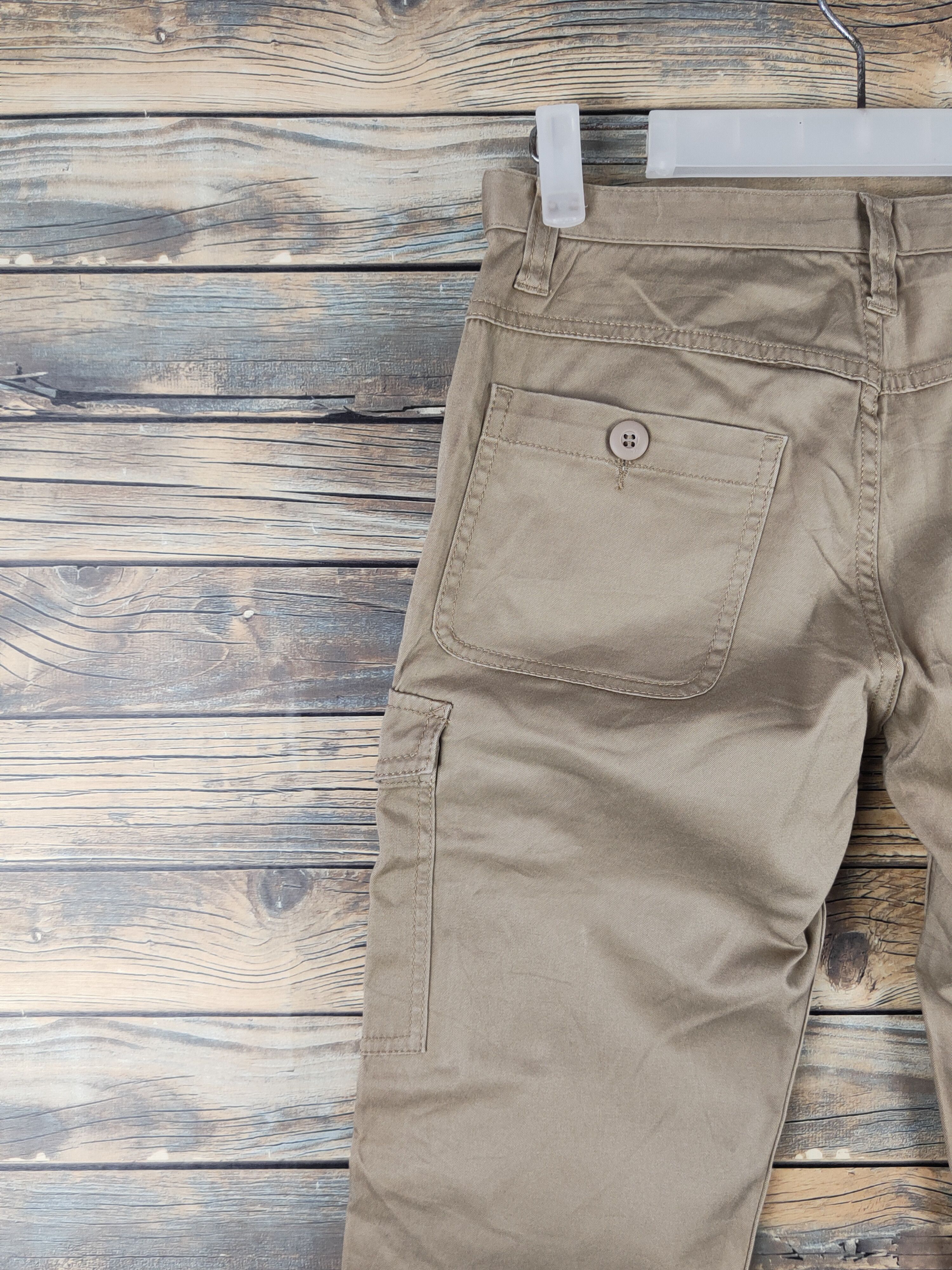 Japanese Brand DL Shuca Global Work Beige Multipocket Cargo Pants #2377 Size US 28 / EU 44 - 8 Thumbnail