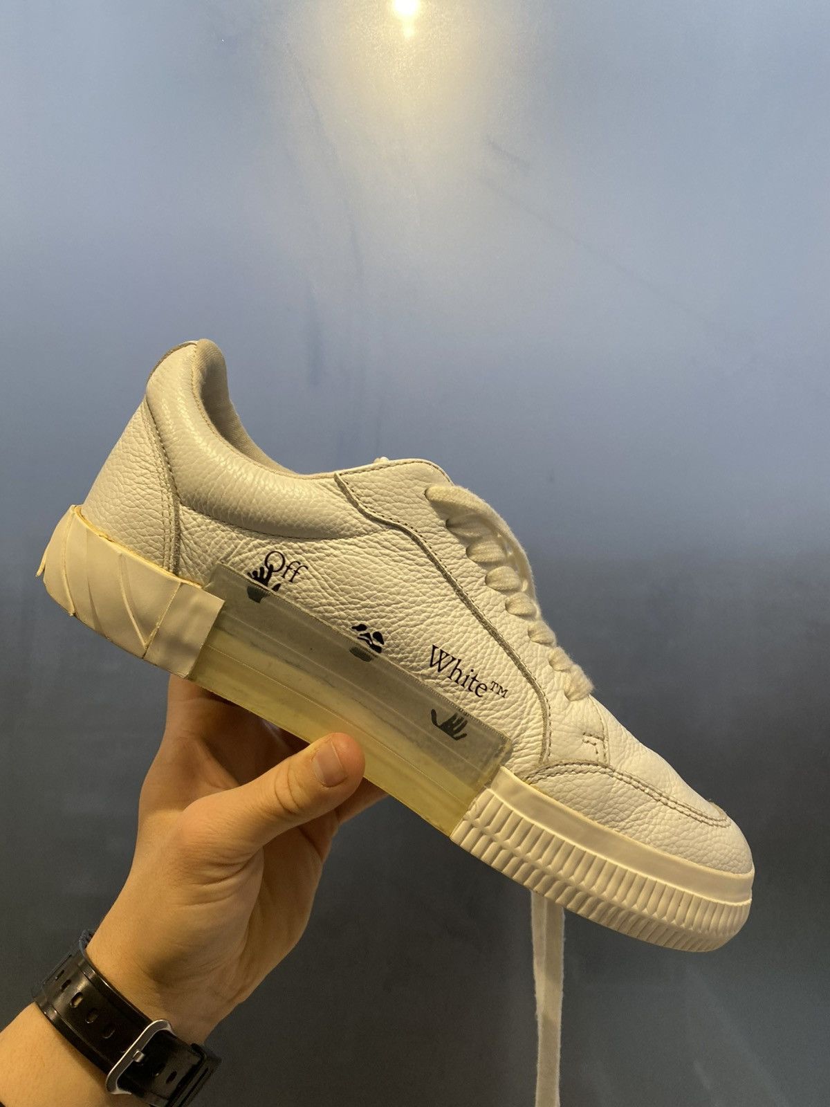 Off-White Off-White Vulc Low Leather White Size 41 Size US 7.5 / EU 40-41 - 18 Thumbnail