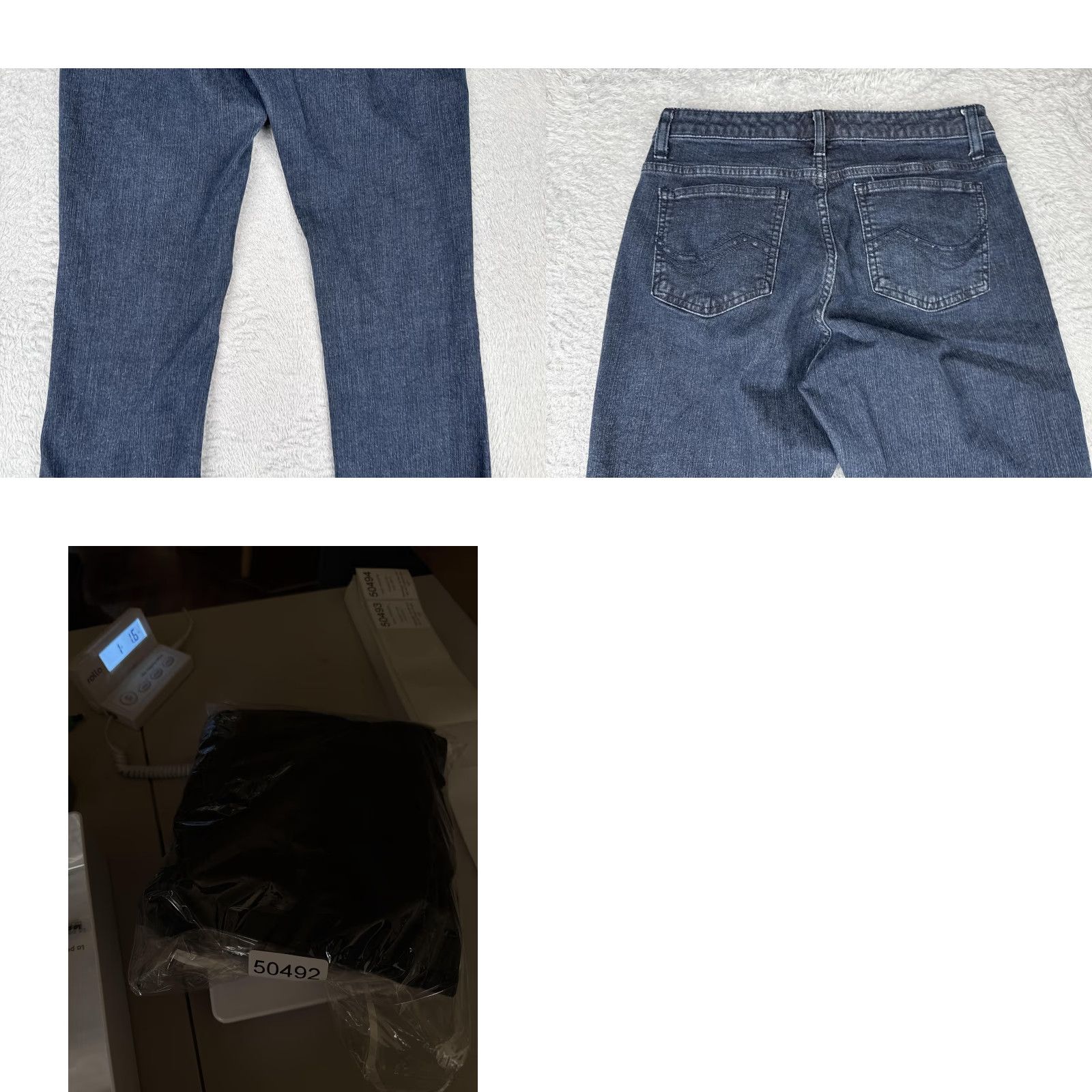 Lee Lee Jeans Bootcut Denim 27 Blue Dark Wash Womens Slim Secret Slender Low Rise 90s Cowboy Style Size 27" / US 4 / IT 40 - 10 Thumbnail