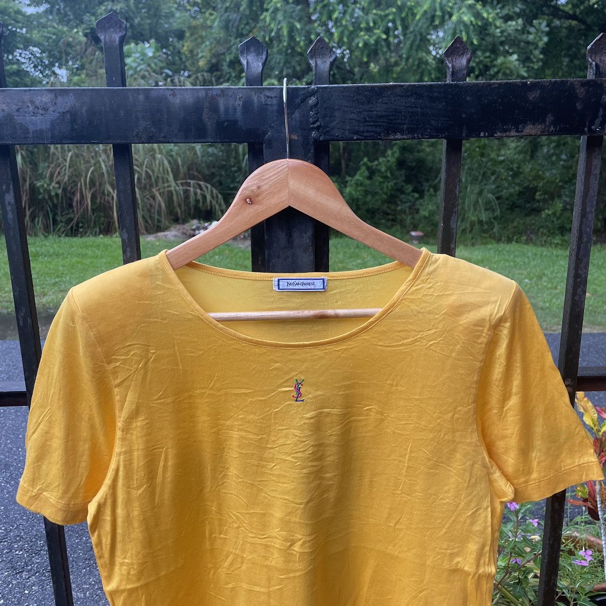 Designer × Vintage × Yves Saint Laurent 🔥Yves Saint Laurent Center Loto Double Breast Women Tee Size S / US 4 / IT 40 - 3 Thumbnail