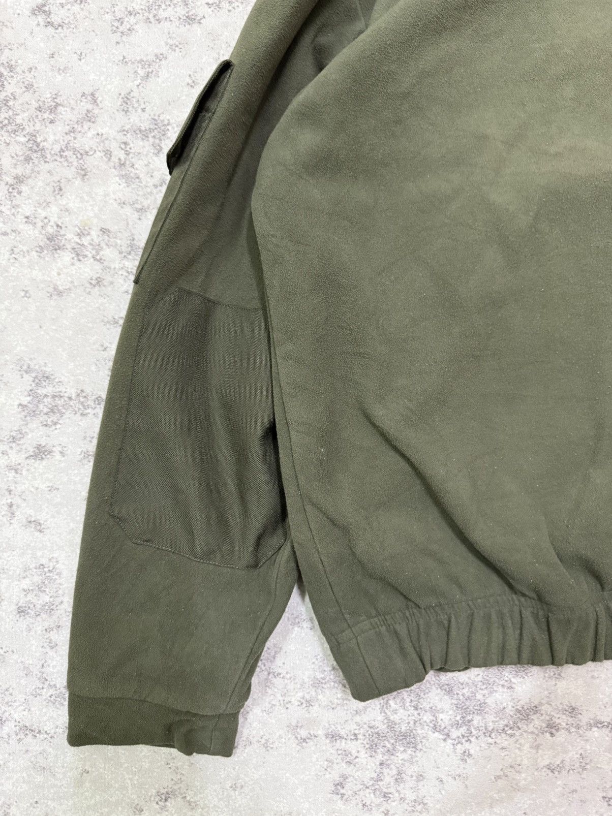 Japanese Brand DMB Product Olive Green Inspired Military Fleece Jacket Size US XL / EU 56 / 4 - 12 Thumbnail