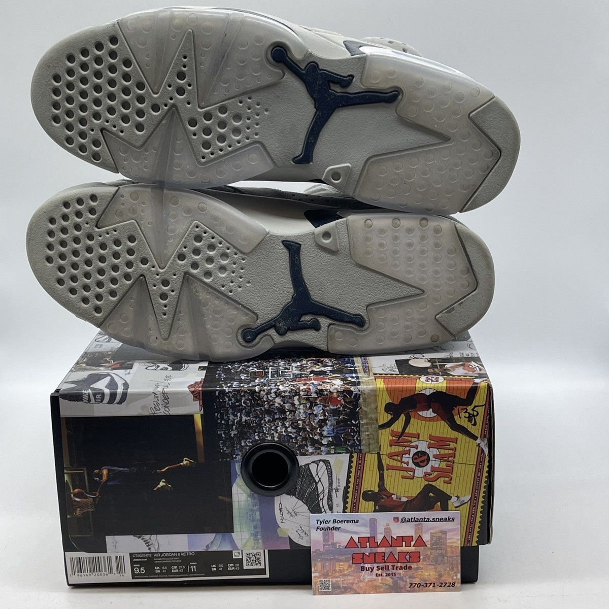 Jordan Brand Air Jordan 6 Georgetown Size US 9.5 / EU 42-43 - 7 Thumbnail