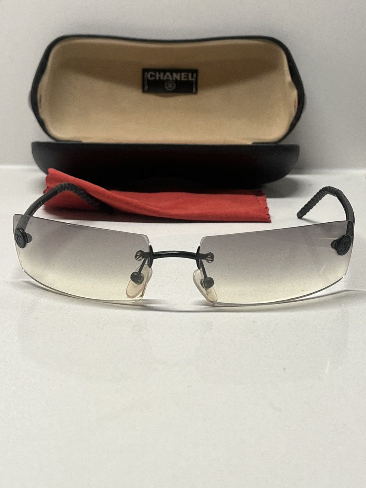 image of Vintage Early 2000’S Chanel Sunglasses in Black, Men's